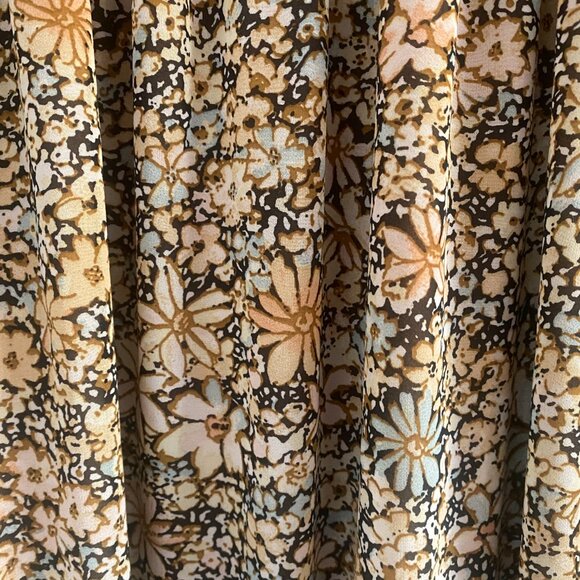 Piper & Scoot The Georgie Floral Midi Dress in Mustard Small - Picture 4 of 7